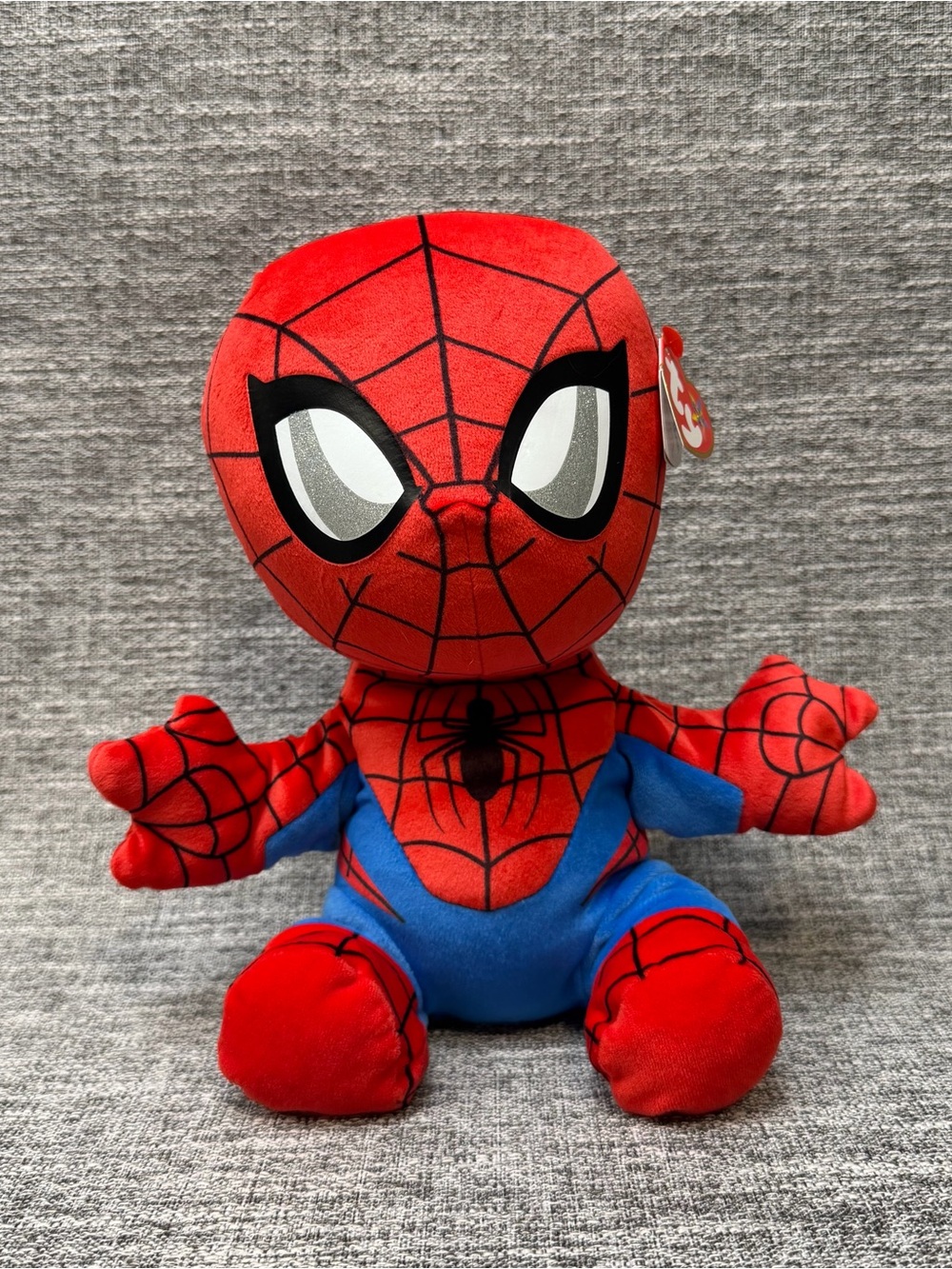 Ty Beanie Buddy Marvel Spider-Man 9” Soft Plush Toy 2024